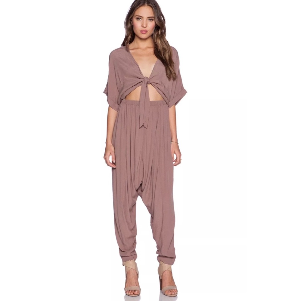REVOLVE Free People Dune Jumpsuit in Mocha Size S
